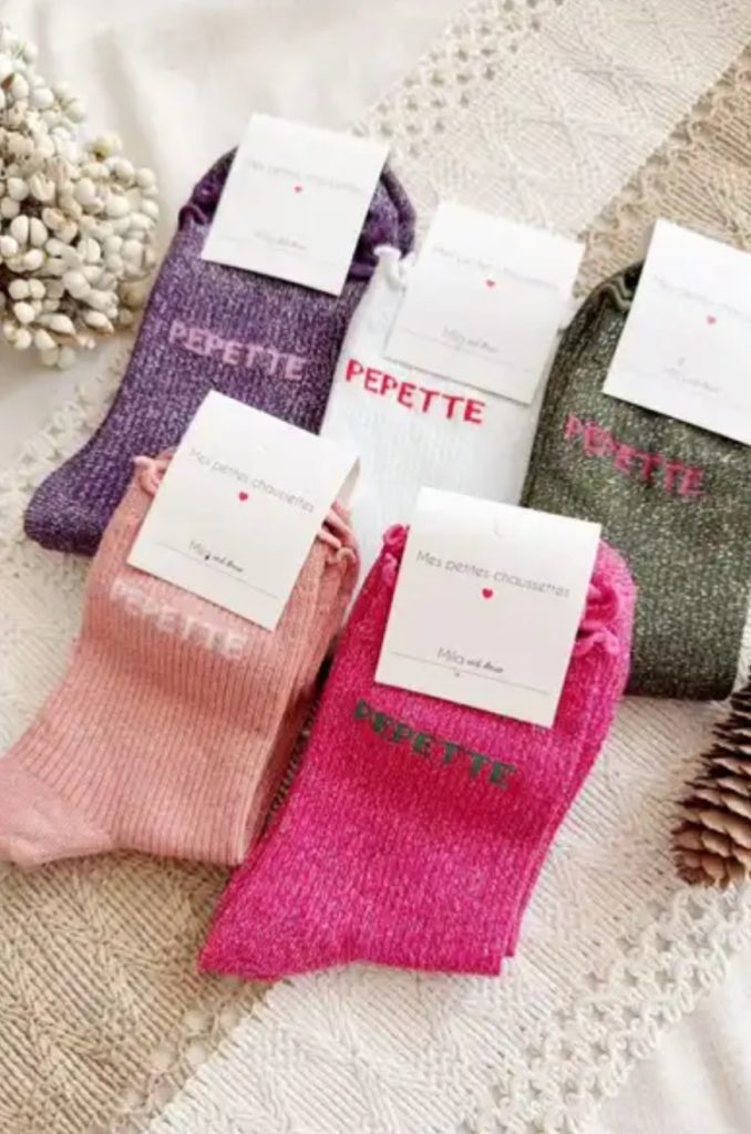 Chaussette pepette fushia